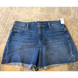 GAP 4" Short High Rise Size 33/16R  Denim Blue NWT OS